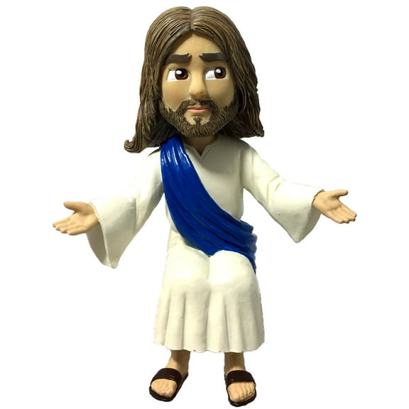 Jesus Christ Mantle Mates Sitting Religious Bobblehead