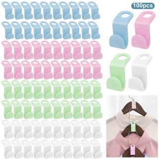 solacol Hanger Clips for Plastic Hangers Color Drying Rack Windproof Buckle  Fixed Shrink-Clothes-Pole Hanger Non-Slip Silicone Fixed Clip Windproof