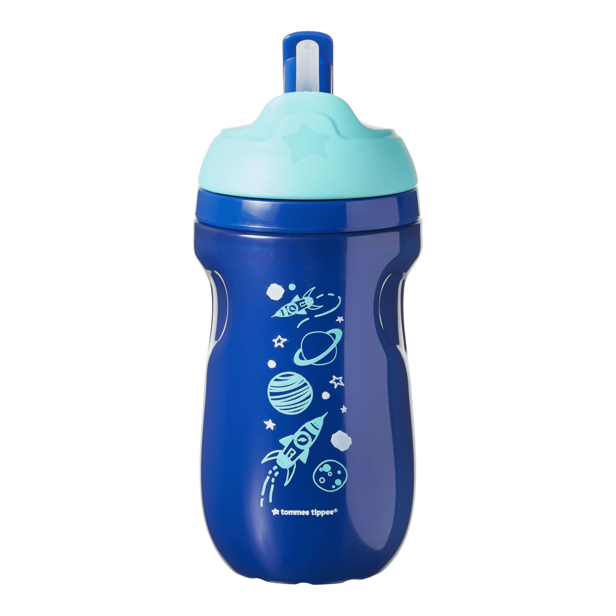 Tommee Tippee Insulated Toddler Straw Sippy Cup, 9-ounce, 12+ months – 1  Count (COLORS WILL VARY) 