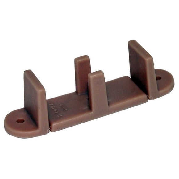 Guía para puerta de armario BARTON KRAMER, de plástico, ajustable, 3 cm