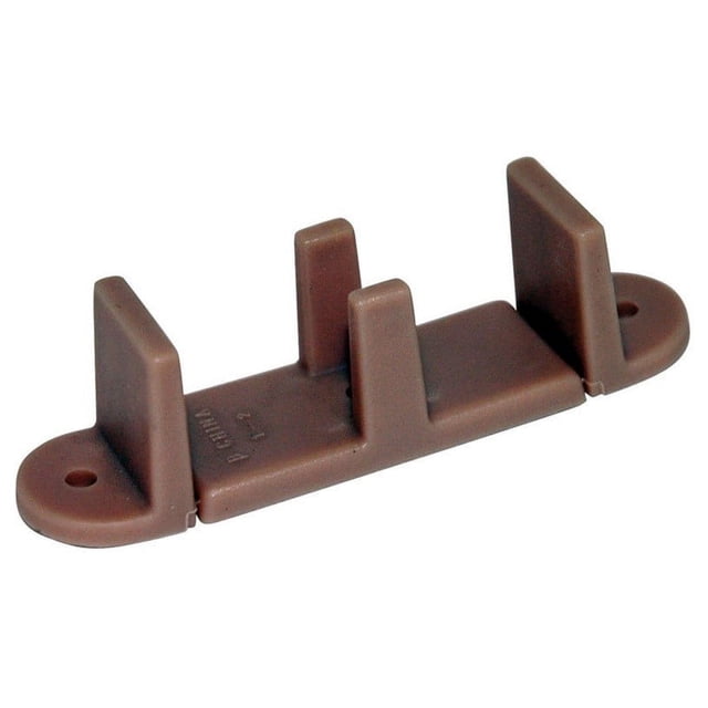 Guía para puerta de armario BARTON KRAMER, de plástico, ajustable, 3 cm