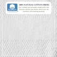 thumbnail image 2 of Great Bay Home Quick Dry Cotton Textured 6 Piece Towel Set, White, 2 of 7