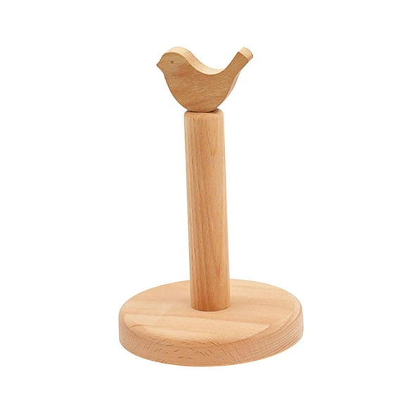 TISHITA Paper Towel Holder ,Tissue Holder, Roll Stand Organizer ,Standing Paper Towel Dispenser, Paper Towels Stand for Toilet Pantry bird pattern