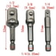 thumbnail image 3 of Adaptador De Manga Adaptador de llave de enchufe eléctrico de broca de destornillador de vástago hexagonal de 3 uds Likrtyny Para estrenar, 3 of 5