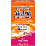 Infants' Motrin Concentrated Drops, Fever Reducer (Pack of 8)
