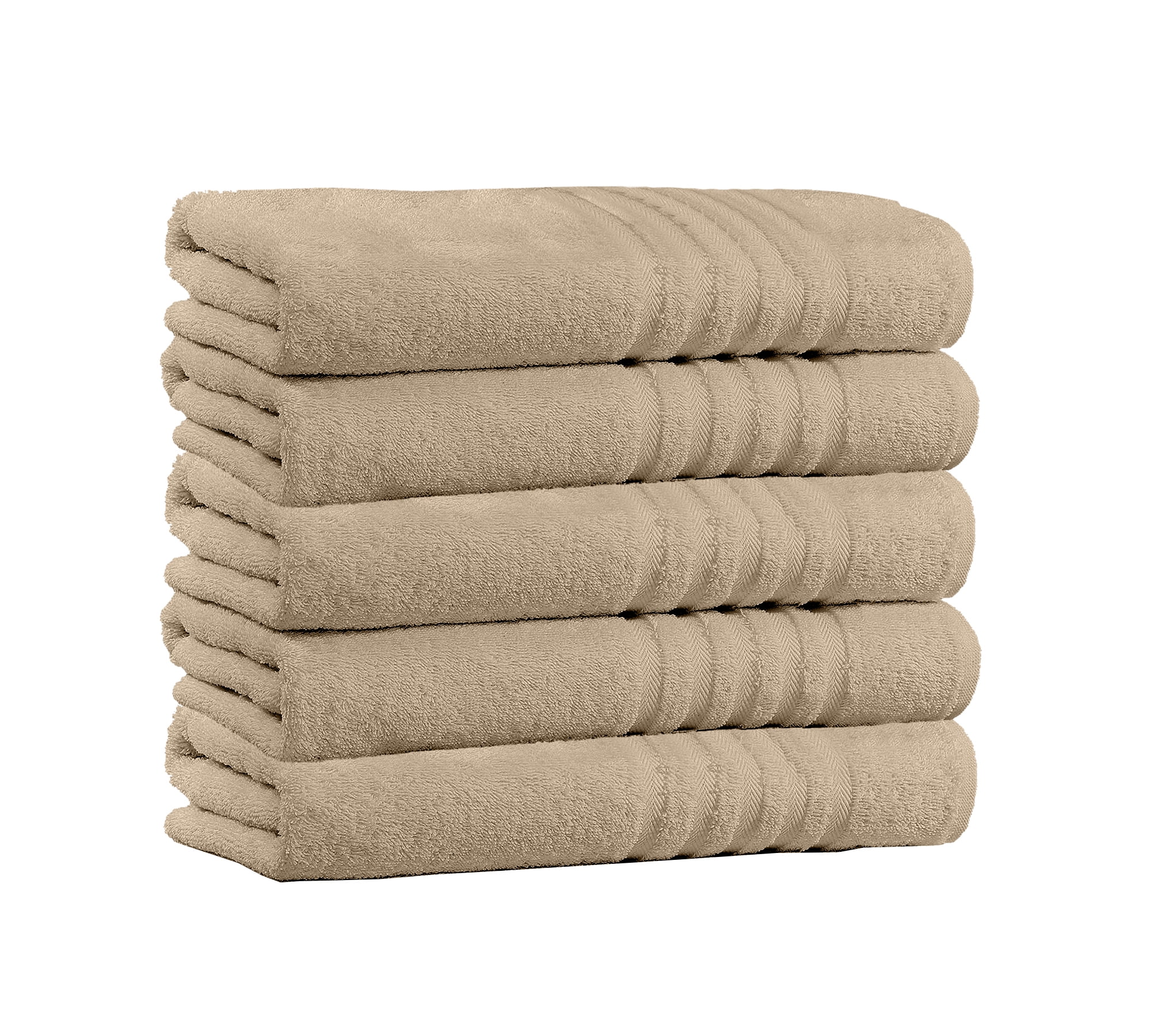 100 Cotton 4Pack Bath Towel Sets Extra Plush & Absorbent Oversized