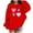 Red, variant on Lorytime Kid Vintage Hoodies for Girl Letters Long Sleeve Crewneck Sweatshirts Heart Pullover with Pocket Loose Tops