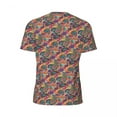 thumbnail image 6 of T Shirt For Men Multicolor Paisley Print Mens Ethnic Floral Vintage Sportswear Summer Popular Tee Sh, 6 of 7