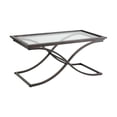 thumbnail image 1 of SEI Furniture Vogue Black Coffee Table with Glass Top, 1 of 3