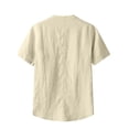 thumbnail image 2 of pstuiky camiseta de hombre, Camisas casuales de verano para hombre, de color liso, ajustadas, de manga corta y cuello redondo camisas casuales para hombre l, 2 of 8