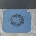 thumbnail image 3 of Drenaje colector de cabellero colector de cabellero de silicona duradero tapón de cabellero cubierta de drenaje cocina fregadero escurridor colador bañera - Azul perfecl Cubierta de drenaje de piso, 3 of 8