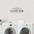 thumbnail image 3 of 2 Sheets/Set Laundry Room PVC Wall Sticker Loads of Fun Dirty Again Vinyl Wall Decal Funny Quotes PVC Art Decals Peel and Stick for DIY, 3 of 9