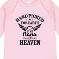 thumbnail image 4 of Inktastic Handpicked for Earth by My Nana in Heaven with Angel Wings Boys or Girls Long Sleeve Baby Bodysuit, 4 of 5