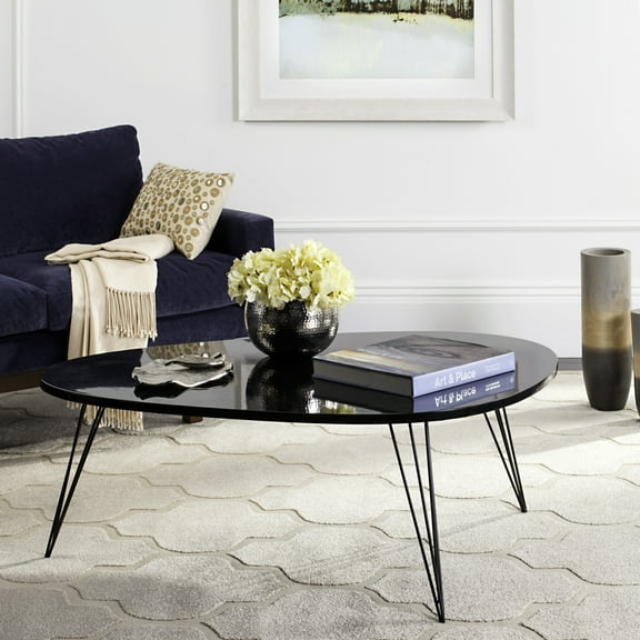 SAFAVIEH Wynton Retro Mid-Century Modern Coffee Table, Black