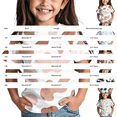 thumbnail image 4 of Coerni Kids Cow Print Shirt Boys & Girls Breathable Crewneck Short Sleeve Tees Colorful Cow Print Tops Casual Versatile Summer Outfit, 4 of 8