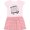 Pink With Stripes, variant on Inktastic My Dad is a Fantasy Football Legend Girls Toddler Dress