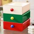 thumbnail image 6 of Dopamines Bedroom Desk Organiser Colorful Plastic Desktop Organization Box Stackable Storage Solution for Stationery, 6 of 9