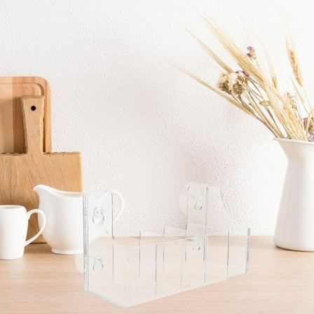 LIFKOME Refrigerator Sucker Shelf for Beverage Storage Suction Cup Organizer for Fridge Door Sucker Organizer for Bottles Cans and Spices