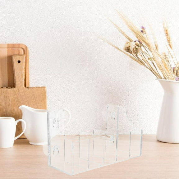 LIFKOME Refrigerator Sucker Shelf for Beverage Storage Suction Cup Organizer for Fridge Door Sucker Organizer for Bottles Cans and Spices