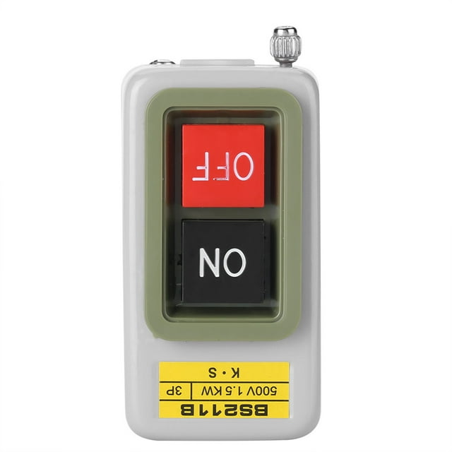 Interruptor de botón de encendido y apagado, interruptor pulsador de encendido y apagado con bloqueo automático de 3 pines, rendimiento sólido