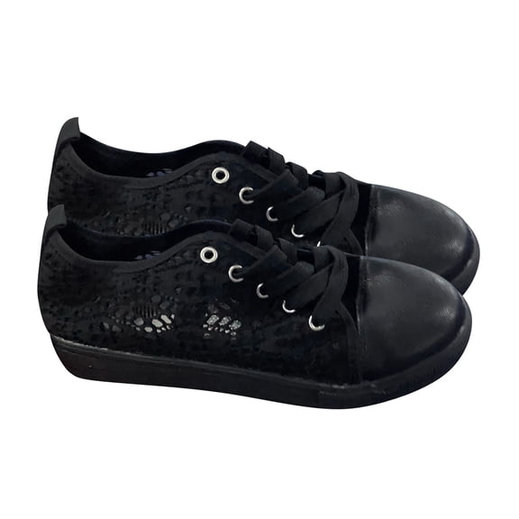 NOKIO Women'S Casual Athletic Shoes Women'S Breathable Sneakers Women'S Stylish Workout Shoes Women'S Walking Shoes Women's Summer Oversized Round Toe Lace Up Flat Mesh Casual Shoes
