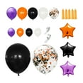 thumbnail image 2 of Hvmvliv Halloween Balloons Set Black Orange Balloons Set, 118Pcs Black Orange Tassels Balloons Arch Ornament Halloween Balloons for Halloween Celebration Party Bar Graduation Decoration(118pcs), 2 of 7