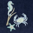 thumbnail image 3 of Authentic Hotel and Spa  Turkish Cotton Aaron 3PC Embellished Towel Set Marine, 3 of 5