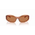 thumbnail image 2 of Miu Miu MU 14ZS Caramel Transparent/Brown (15T10I) Sunglasses, 2 of 4