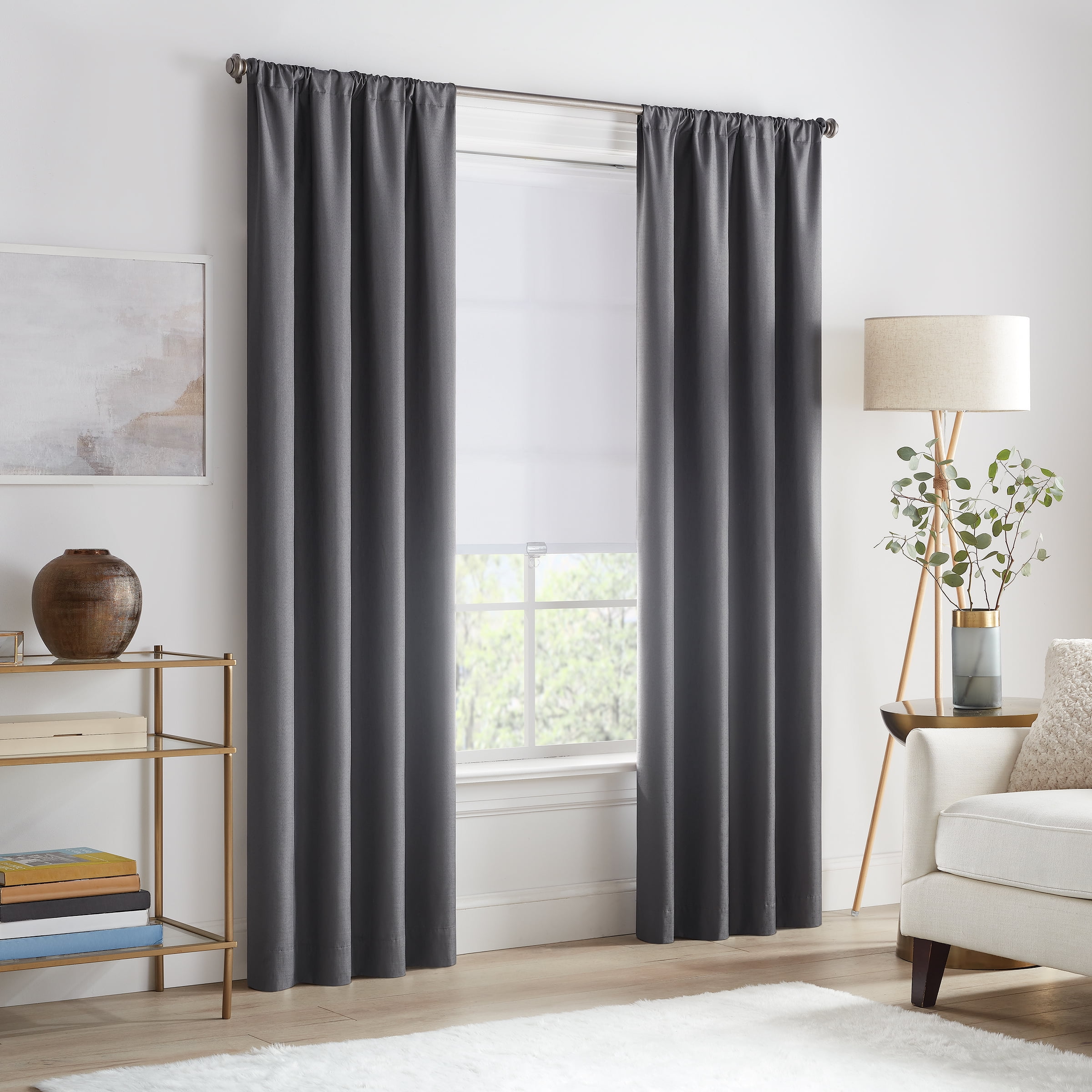 Eclipse Cordless Light Filtering Polyester Roller Window Shades, 23" x 72"