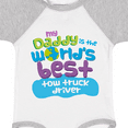 thumbnail image 4 of Inktastic My Daddy is the Worlds Best Tow Truck Driver Boys or Girls Baby Bodysuit, 4 of 5
