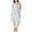 Aqua, variant on LOVE SQUARED Womens Aqua Floral Off Shoulder Below The Knee Fit Flare Dress Plus 2X