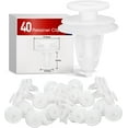 thumbnail image 3 of Nilight 40PCS Door Panel Retainer Clips 6504014 Chrysler 300M Cirrus Concorde Intrepid LHS PT Cruiser, Dodge Grand Caravan Neon Stratus, Plymouth Breeze Grand Voyager 8mm Hole 2 Years Warranty, 3 of 8