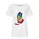 thumbnail image 3 of Pntutb - Camiseta holgada de manga corta para mujer, informal, de verano, divertida, con estampado de mariposas Pntutb Pntutb-3873, 3 of 7