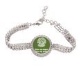 thumbnail image 1 of Ira, orgullo de posesión de moderación Pulsera de tobillera de cadena de tenis, joyería de diamantes, 1 of 3