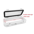 thumbnail image 7 of Retrofit Portlight Opening Window RV Hatch Port Hole Rectangular Hatches Marine Boat Yacht Square Porthole BLACK, 7 of 7
