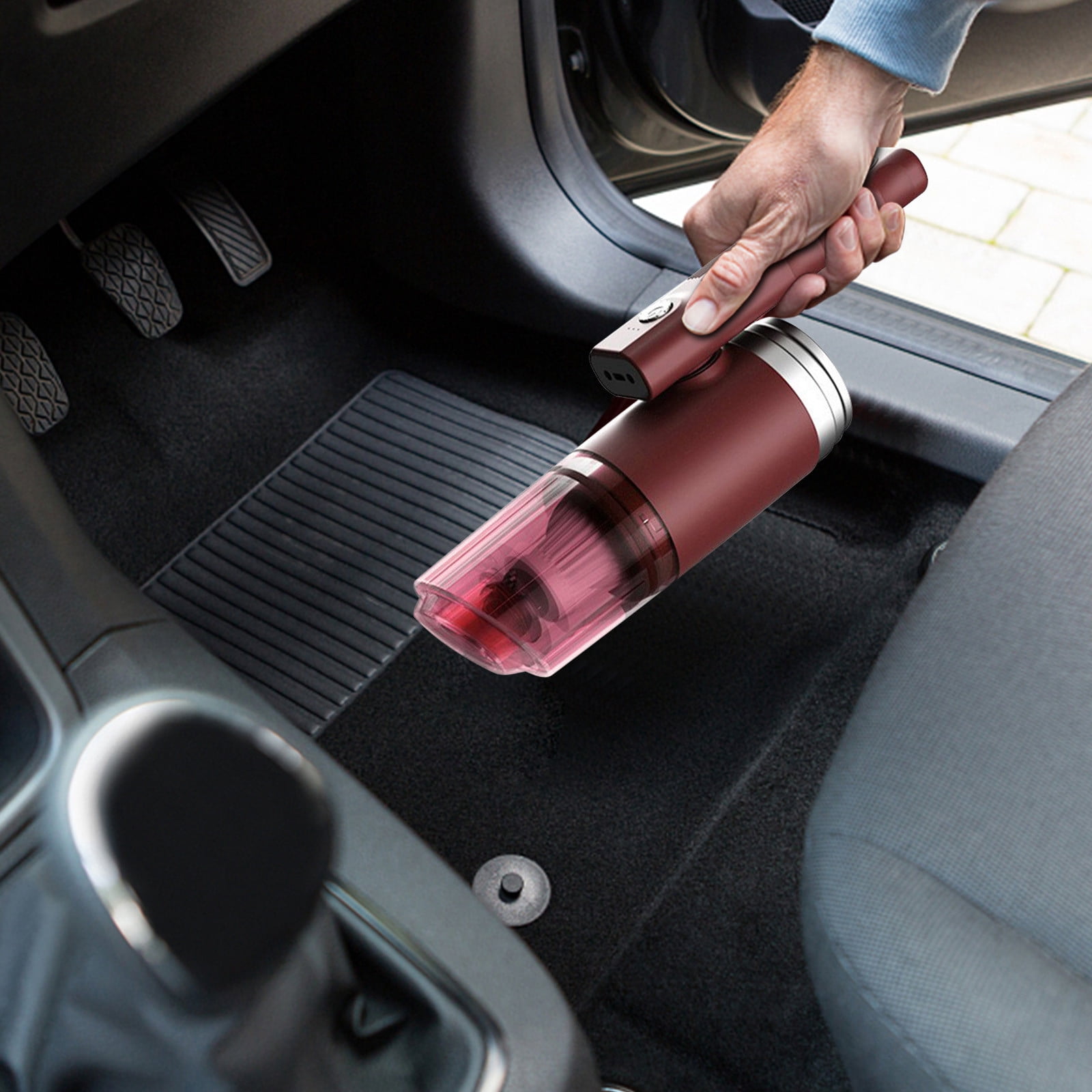 COM1950s Wireless Car Vacuum Cleaner Car Portable Handheld Small Vacuum Cleaner Wireless Home Car Dual-Use Rechargeable High-Power Powerful Vacuum Cleaner Portable Car Vacuum Cleaner