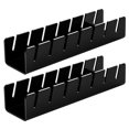thumbnail image 1 of Estante para gorras de béisbol soporte acrílico para almacenamiento de gorras 2 uds. negro, 1 of 6