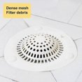 thumbnail image 3 of Hair Catcher High Toughness Anti-clogging Plastic Hair Catcher Stopper Shower Floor Drain Filter for Home KAESI, 3 of 5