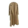 thumbnail image 1 of Jumpingount Otoño Invierno frente abierto abrigo boda fiesta ceremonia niñas cálido cárdigan manga larga solapa ropa con bolsillos laterales ropa Abrigos y chamarras Marrón S Jumpingount AP013494-03, 1 of 6