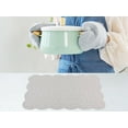 thumbnail image 5 of REGALWOVEN Placemats Set of 6 Ruffle Placemats for Kitchen Dining Table Decor Washable Heat Resistant Table Placemats Wipeable Table Mat Cream 18*12in, 5 of 7