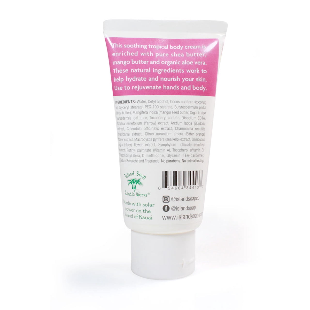 Island Soap & Candle Works Shea Butter Body Cream  (Choose from 4 fragrances)