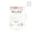 thumbnail image 5 of Koyal Wholesale Share a Memory Cards, Pink and Orange Roses Cards for Wedding, Life Memories, 4" x 6", 52-Pk, 5 of 5