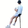 thumbnail image 2 of Outdoor portable retractable stool fishing summer hiking chair travel fordable stool, 2 of 7