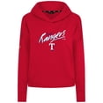 thumbnail image 2 of Women's Levelwear Red Texas Rangers Sweet Sizzle Tri-Blend Hoodie, 2 of 3