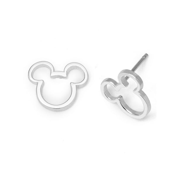 Disney Sterling Silver Mickey Mouse Stud Earrings