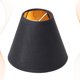 thumbnail image 5 of Pantalla de tela tipo burbuja para lámpara de techo, sencilla, accesorio de iluminación para el hogar (negra), 5 of 5