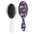 thumbnail image 2 of Hair Brush, Retro Style Paddle Detangler with Anti-Static Bristles, All Hair Types, Gift for Women, 2 of 8