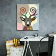 thumbnail image 4 of Epic Graffiti 'Spectrum Deer' by Lanre Adefioyue, Canvas Wall Art, 20"x24", 4 of 8