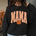 thumbnail image 5 of Halloween Shirt, Mama Pumpkin Fall Sweatshirt, Cute Mama Hoodie, Autumn Pumpkin Graphic Tee, Halloween Mom Gift, Cozy Fall Outfit for Her, 5 of 9