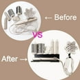 thumbnail image 6 of Ergonomic Hair Dryer Holder Compatible with Shark FlexStyle, Curling Wand Organizer Wall Mounted Rack with Cord Hanger for Accessories Curlers Brushes Diffuser and Attachments, 6 of 10